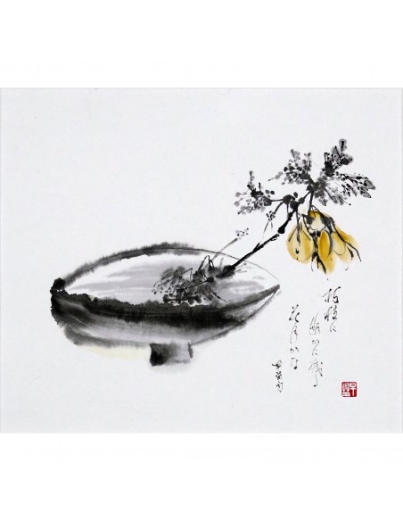 Herbstblume | Tuschemalerei, Sanae Sakamoto Herbstblume | Tuschemalerei, Sanae Sakamoto