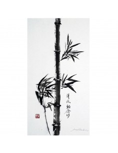L51 Bamboo Knots | Ink Painting