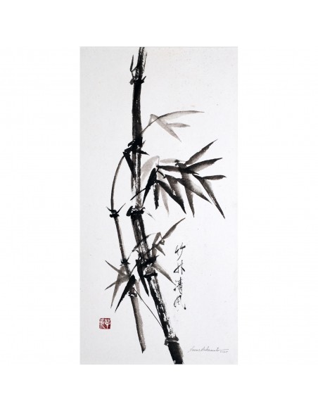 Bambus | Tuschemalerei, Sanae Sakamoto Bambus | Tuschemalerei, Sanae Sakamoto