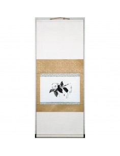 L58 White Camellia | Scroll