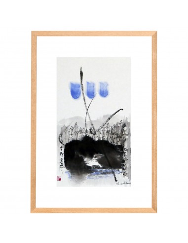 Aufgabe,Tuschmalerei, Kalligraphie Sanae Sakamoto Aufgabe,Tuschmalerei, Kalligraphie Sanae Sakamoto