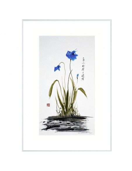 Schwertlilien | Tuschemalerei, Sanae Sakamoto Schwertlilien | Tuschemalerei, Sanae Sakamoto