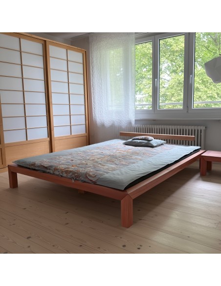 sato Bettwäsche, Bett Sanbo Kirschholz, Todana 121 sato Bettwäsche, Bett Sanbo Kirschholz, Todana 121