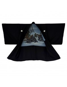 Haori, japanische  Jacke, traditionelles japanisches Texti, Haori aus Seide / Baumwolle, japanische Überjacke 2