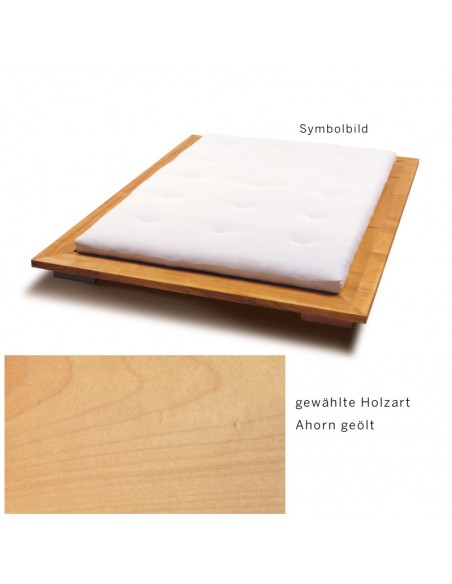 Sato Bett Miryoku Holzmuster, Ahorn Massivholz geölt