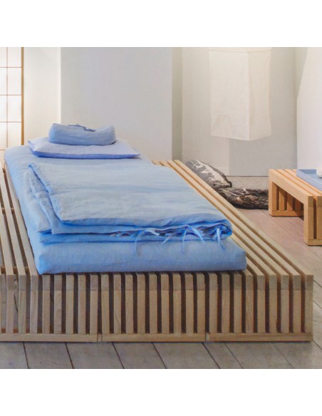 Spannlaken, Bezug, Überzug, Futon, Rollmatte, ohne Gummizug, Sato, Zürich, Baumwolle, Perkal, Percal